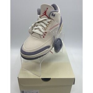 New Nike Air Jordan 3 Retro SE Muslin University Red Men SIZE 8 DH7139 100